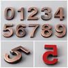 0-9 Modern House Door Plaque Address Number Digit Plate Sign Decoration CDN