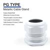 Waterproof Cable Gland Black Plastic Seal Joint Nylon PG29 PG36 PG42 PG48 PG63 IP68 White Cable Fixing Nylon Connector