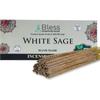 Bless-White-Sage-Incense-Sticks 100%-Natural-Handmade-Hand-Dipped-Incense-Sticks Organic-Chemicals-Free for-Purification-Relaxation-Positivity