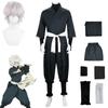 Jigoku Raku Gabimaru Cosplay Costume Black Coat Pants Uniform Man Suit Hell's Paradise Ninja Halloween Carnival Clothes Anime
