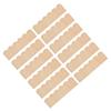 12pcs 1:12 Dollhouse Wooden Shingles Miniature Roof Tiles Decoration Accessories
