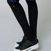 ATHPLATFORM AW22AS01 Sheer High Knee Socks_Black