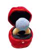 Plush Box Ring Material Diamond Pet Chew Toy Birthday Gift Set Engagement
