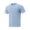 Li Ning Glory Series Sports Fashion Versatile Casual Breathable Crew Neck Logo Short Sleeve T-Shirt Men T-Shirts Blue ATSV693-4