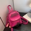 High-quality Studded Backpack for Women Rock Fashion Bag Youth Bag