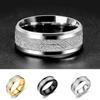 Trendy Rime Pattern Titanium Steel Ring for Men & Women | Celebrity Style & Popular In Europe & America