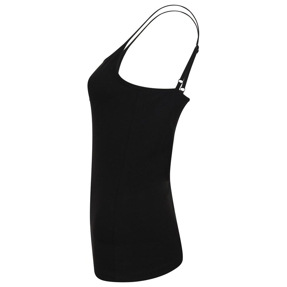 SF Womens/Ladies Feel Good Stretch Spaghetti Strap Camisole