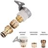 15mm-23mm Universal Kitchen Hose Adapter 3 IN 1 Faucet Connector Mixer Hose Adapter Tube Joint Fitting Garden Watering Tools