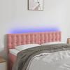 VidaXL LED Headboard Bedroom Furniture Double Bed Accessory Head of Bed Frame Interior Pink 3122099