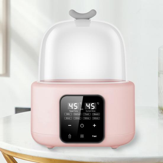 Baby Bottle Warmer Sterilizers Dryer Quick Heat Breastmilk Time Adjustment Baby Bottle Heater Adjustable Temperature Bottle Warmer for Travel