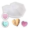 Big Diamond Heart Silicone Form Big Love Heart Cake Fondant DIY Mould Торты Mousse Chocolate Decorating Tools Soap Forms