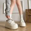 Fashion Classic Versatile Velcro Heightened Platform White Shoes Women's 2025 New Spring and Autumn Light Casual Board Shoes