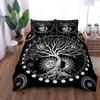 Yggdrasil Tree of Life Bedding Set King Queen Double Twin Single Bed Linen Duvet Cover Set With Pillowcases