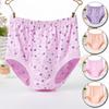 Women Briefs High Waist Cotton Panties Breathable Underwear Underpants Comfortable Plus Size Soft