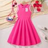 Girls' Dress Summer Children's Fashion Letter Sleeveless Sweet Sports Dress