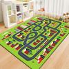 Baby Play Mat Crawling Mat Cartoon Runway Carpet Parking Lot Road Game Mat Home Non-slip and Dirt-resistant Foot Mat Baby Toys
