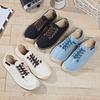 Cloth Tide Line Casual Men's Fisherman  Breathable Hemp Bottom Comfortable Linen Canvas Shoes Plus Size