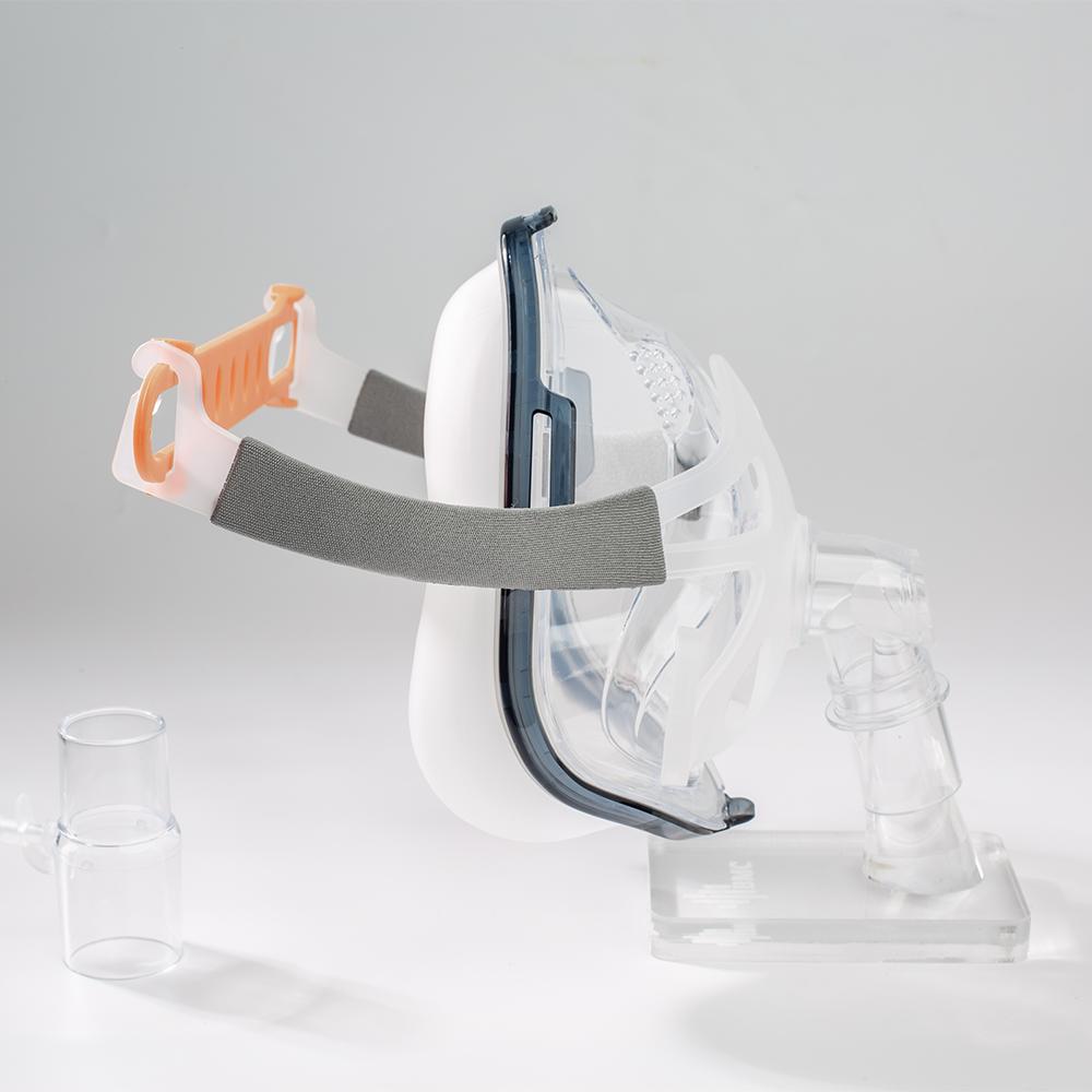 BMC F1A Full Face Mask CPAP Auto CPAP BiPAP Mask Wish Headgear for Sleep Apnea Snoring People
