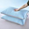 1-5PCS Summer Home Ice Silk Pillowcases  Solid Color Ice Bean Breathable Pillowcase for Machine Washable Bedding (No Pillow)