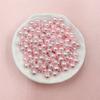 Handmade Illusion Colored Jewelry Accessories 100Pcs Beads Round Beads 6mm Straight Hole DIY Acrylic Women