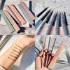 Double Head Eyebrow Pencil Small Triangle Slim Long-lasting Waterproof and Sweat Proof Natural Three-dimensional Color Student Makeup Beauty Products