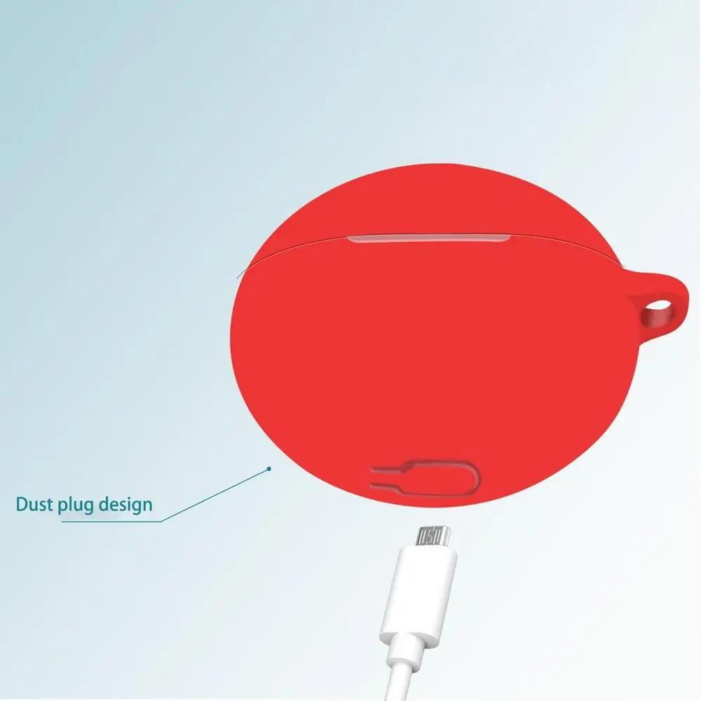 Silicone Wireless Earphone Shell Headphone Charging Box Sleeve for OPPO Enco Buds2 Home/Travel