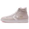 Cons Pro Leather Casual High-Top Board Shoes Unisex Off-White