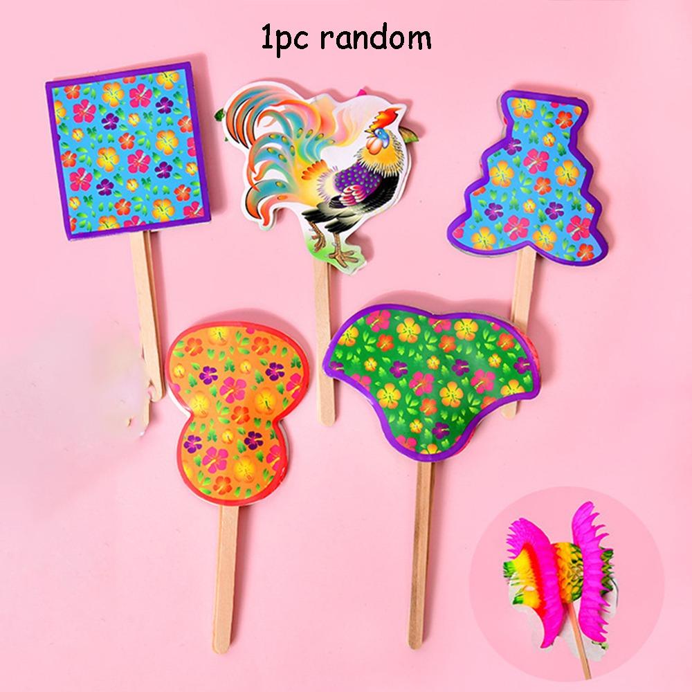 Variety of Flip Chinese Paper Flipping Toys Folk Art Paper Toy Magic Flipping