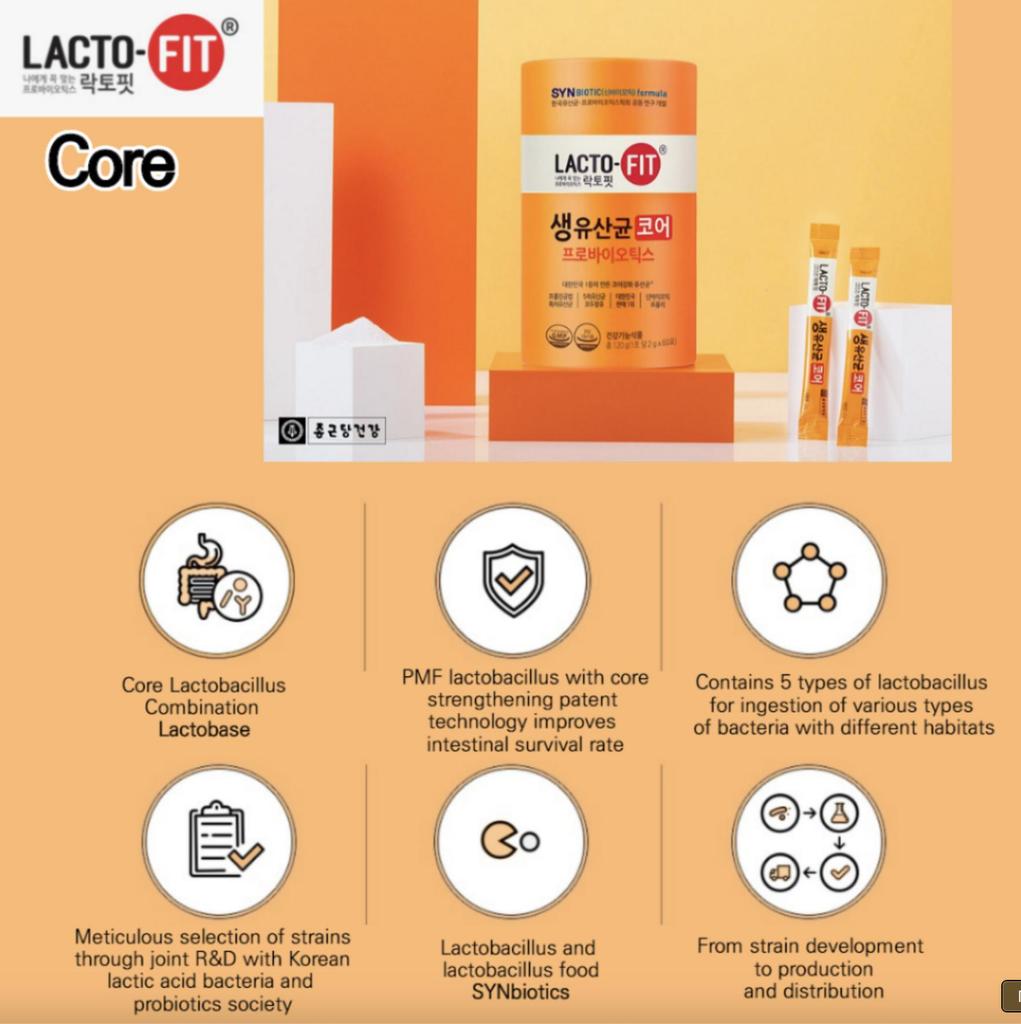 Lacto-Fit Care Probiotics – Advanced Digestive & Gut Health Support (60P, 120g) (OPTIONAL)
