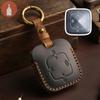 HALLMO Genuine Leather Car Key Case Cover for Zeekr 001/009