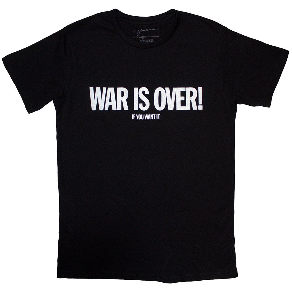 John Lennon Unisex Adult War Is Over T-Shirt