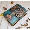 Leather Journal Mother of Earth Deckle Edge Paper Notebook Spell Journal Book of Shadows Leather Grimoire Recipe Book Leather Sketchbook