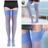 Transparent Stocking with Lace Silk Patchwork Over Knee Sexy Thigh High Stockings  Woman