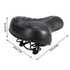 Bike Saddle City Bike Saddle Ultra Soft Cushion Thicker Mountain Bike Bicycle Matte Black Seat