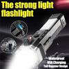 Super Bright Rechargeable LED Flashlights  Automobile Safety Hammer, Car Multi-Function Torch Light  Car Window Breaking Light