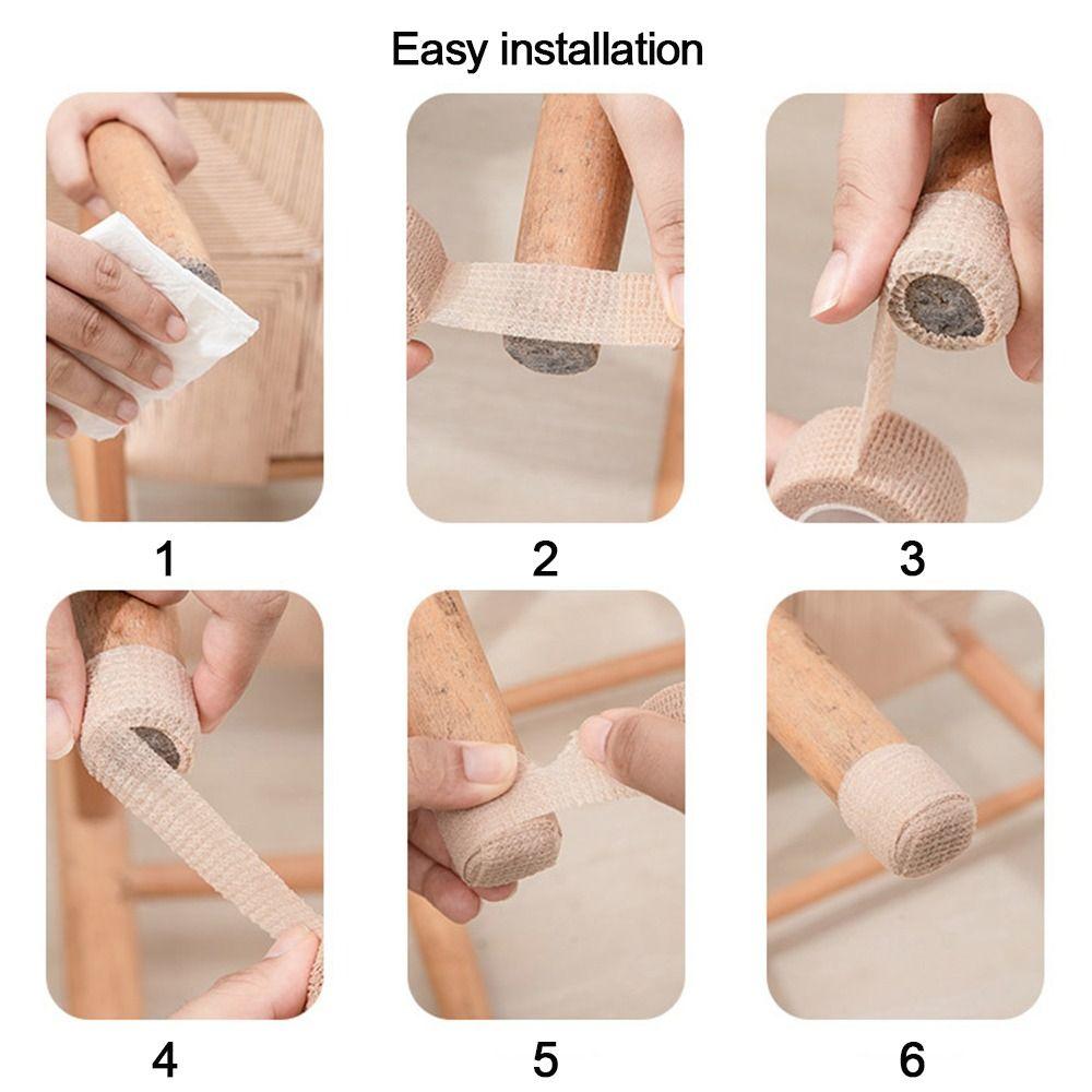 Anti Slip Chair Foot Pad Silent Foot Cover Tape Floor Protective Cover Furniture
