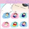 6pcs Cloud Pajamas Crayon Shin Chan Toy Doll Pvc Model Desktop Decor Gifts Xmas