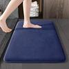 Absorbent Memory Foam Carpet Non-Slip Bathroom Toilet Bath Mat Soft Shower Decorative Rug Sponge Flat Bathtub Anti-skid