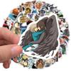 100Pcs Ghibli Hayao Miyazaki Stickers Cartoon Graffiti Decals Helmet Skateboard Laptop Motorcycle Sticker Toys Decor