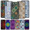 Mandala Flower Totem Case For Oppo Find X6 Pro X5 A54 A53 A52 A9 2020 A15 A95 A17 A16 A76 A74 A57 Reno7 Reno6 Pro Plus 5G Cover