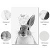 Bathroom Bunny Cat Dog Roll Paper Wall Art Canvas Painting Kids Room Decor Toilet Animal Poster Print Fashion Black White Murals