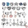 925 Sterling Silver Fit Bracelet/Necklace Charm Bead Jewelry Galaxy Queen Little Girl Boy Labrador Dog Love Mom