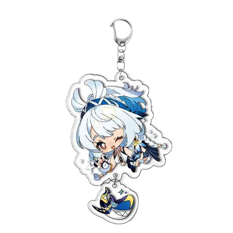 Game Sethos Mualani Kachina Kinich Emilie Cosplay Keychain Bag Pendant Acrylic Keyring Accessories Prop