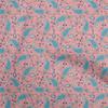 Cotton Flex Light Blue Fabric Paisleys Dress Material Fabric Print Fabric By The Yard 40 Inch
