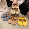 Thick-bottomed Retro Breathable Bag Head Half Slippers Women's Outer Wear 2025 New Spring and Summer One-pedal Sandals