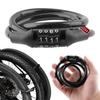 Anti-Theft Bicycle Combination Lock Rust Resistant Easy To Use Compact Size Mountain Bike 4-Digit Password Lock