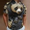 Animal Men Polo 3d Tiger&Lion Printed Ferocious Beast Men’S Clothing Summer Casual Short Sleeve Loose Oversize Shirts Senior Top