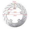 Rear Brake Rotor Disc Fit for Suzuki AN650 Burgman 650 Skywave 650 2004-2012