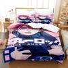 Blue Lock Bedding Set Hot Cartoon Anime Duvet Cover Set King Queen Twin Double Size Comforter Cover Set For Teens and Boys