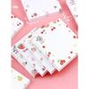 1book/80sheets Random Cute Fruits Design Memo Pad For Students, Office, Home Reminder Notes Back To School